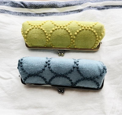 【ふるさと割】 和風てぬぐい がま口メガネケース ハンドメイド がま口ポーチ 財布・ケース・小物入れ